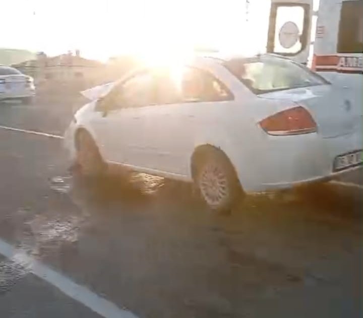 Malatya’da otomobil ile çapa motoru çarpıştı: 4 yaralı 