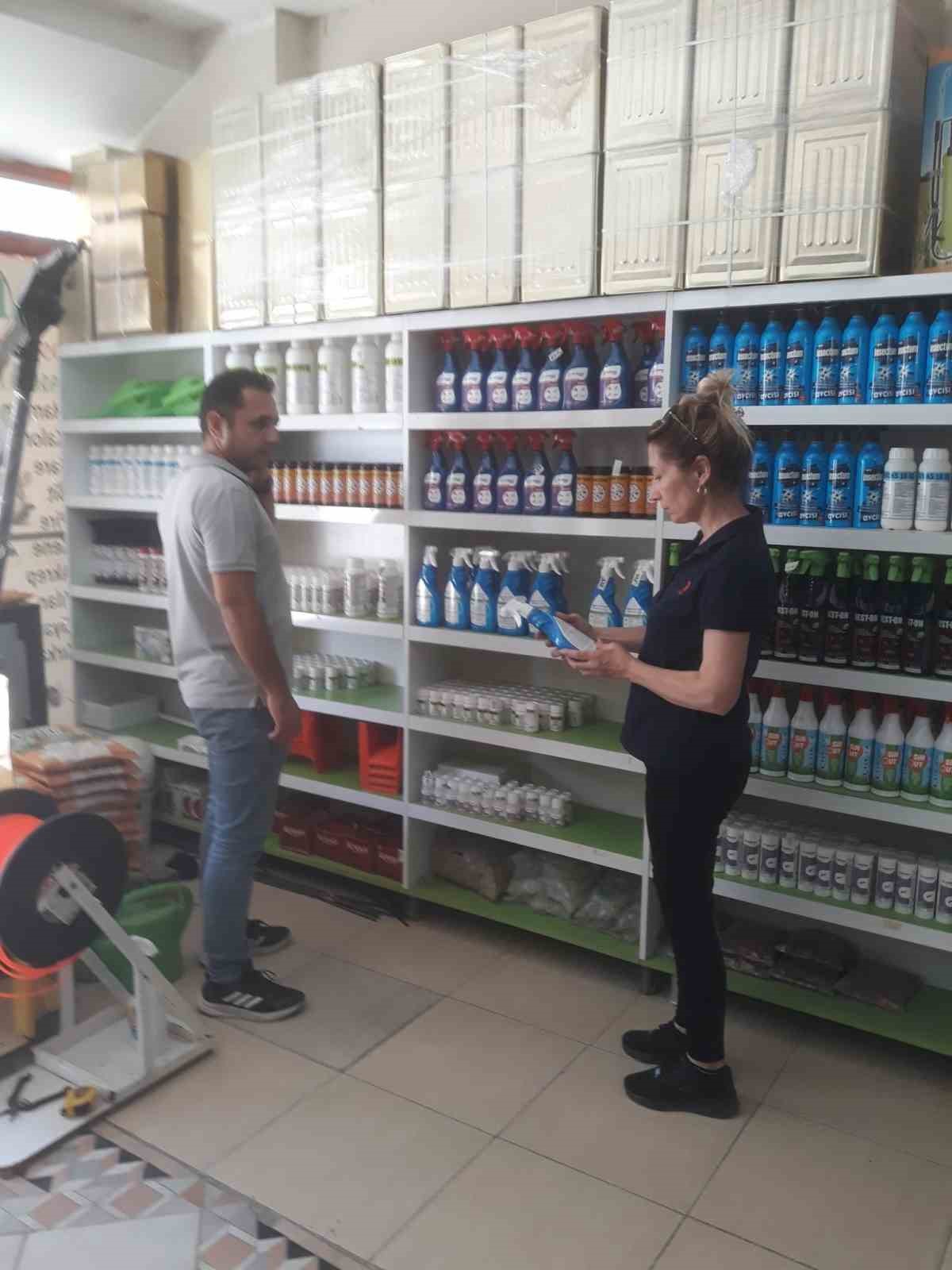 Zirai ilaç ve gübre bayileri çapraz denetlendi 