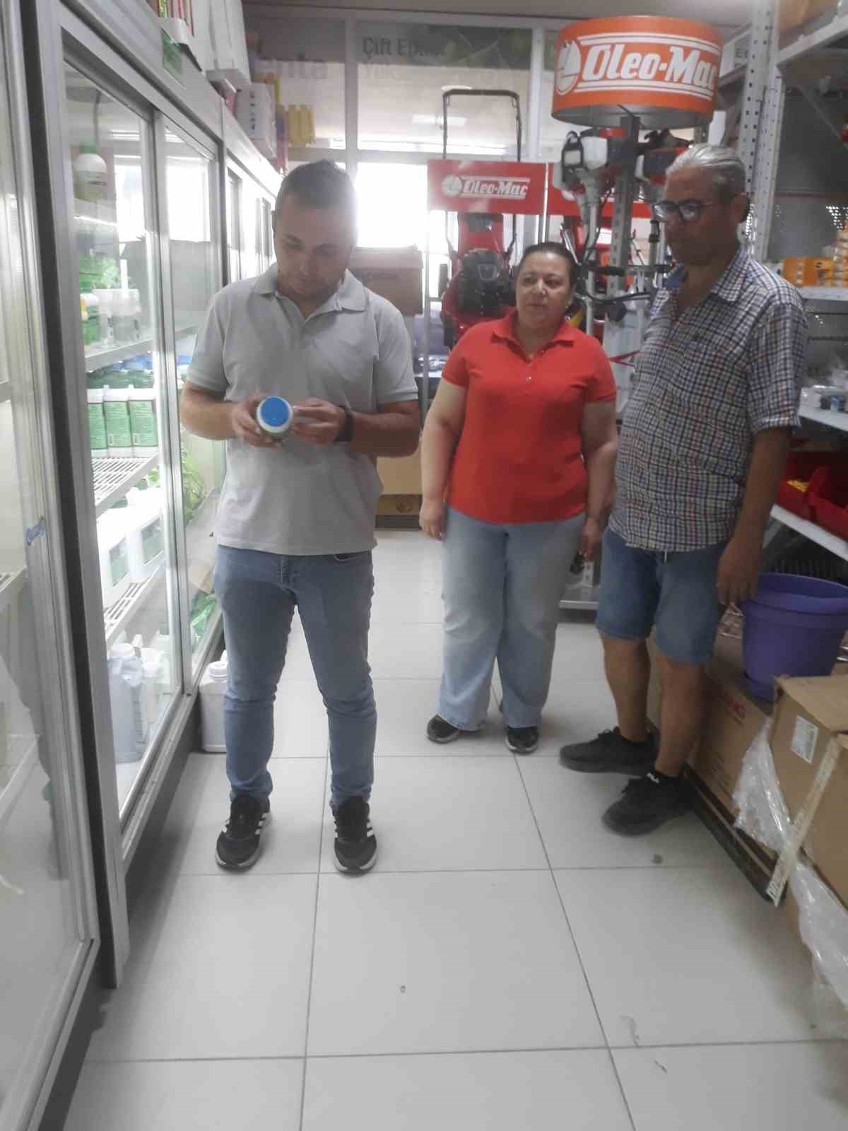 Zirai ilaç ve gübre bayileri çapraz denetlendi 