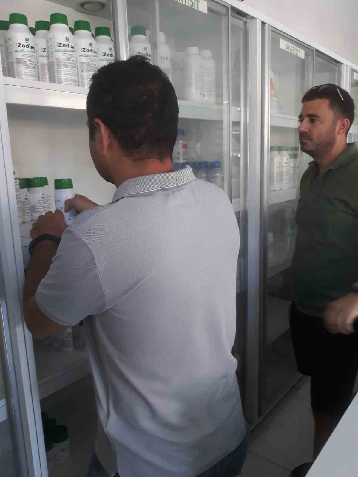 Zirai ilaç ve gübre bayileri çapraz denetlendi 
