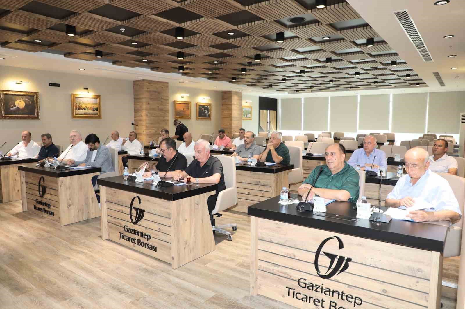 GTB Ağustos ayı olağan meclis toplantısı gerçekleştirildi 
