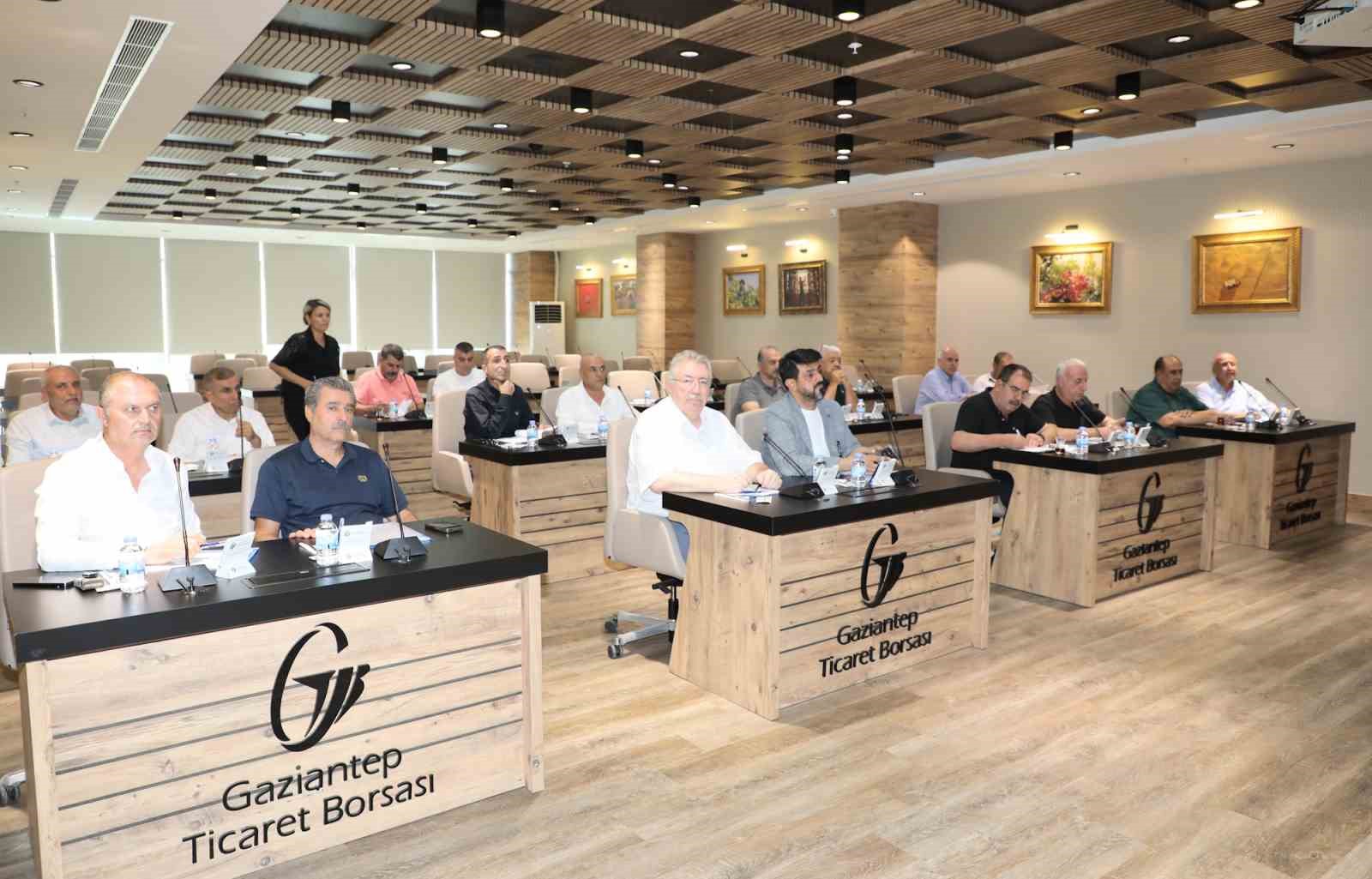 GTB Ağustos ayı olağan meclis toplantısı gerçekleştirildi 