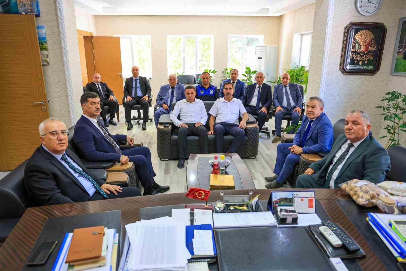 Festival için gelen kardeş ülke Azerbaycan heyeti Çameli’ye hayran kaldı 