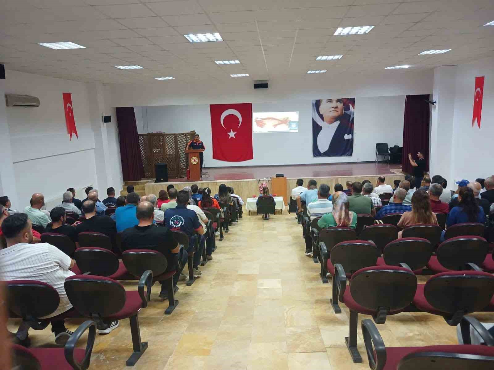 Elazığ’da afet farkındalık ve yangın eğitimi 