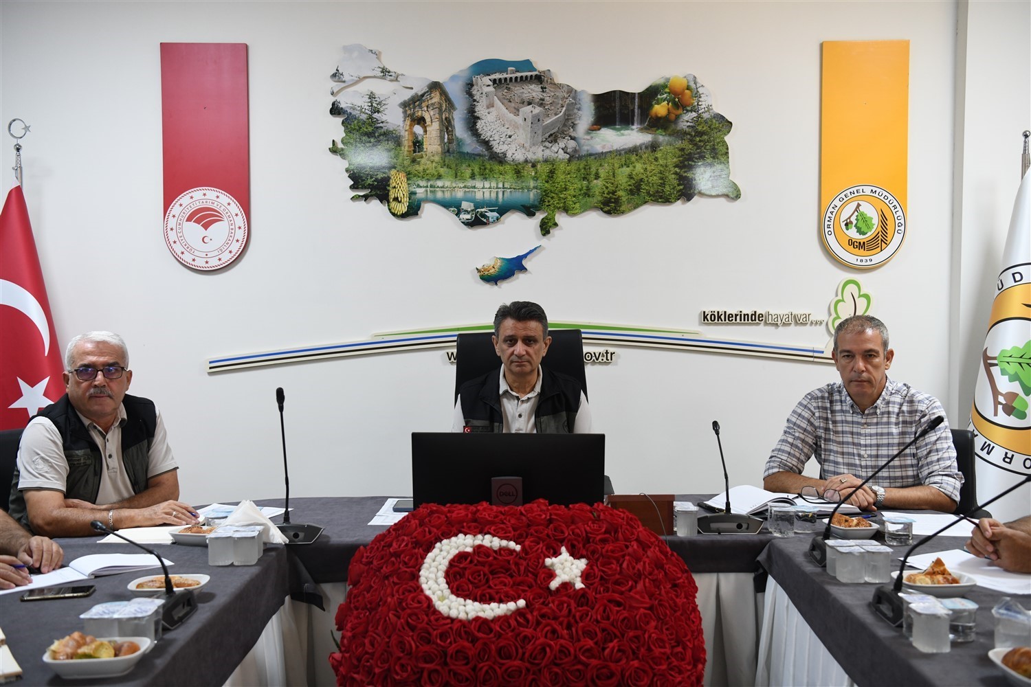 Mersin’de yanın değerlendirme toplantısı yapıldı