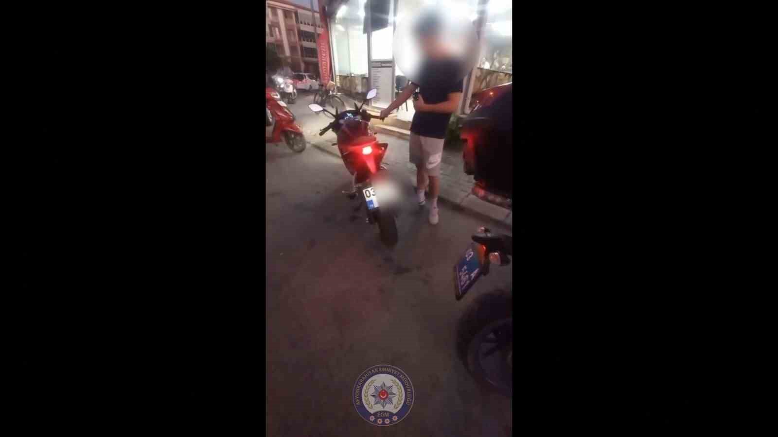 Denetimlerde 116 motosiklet trafikten men edildi 