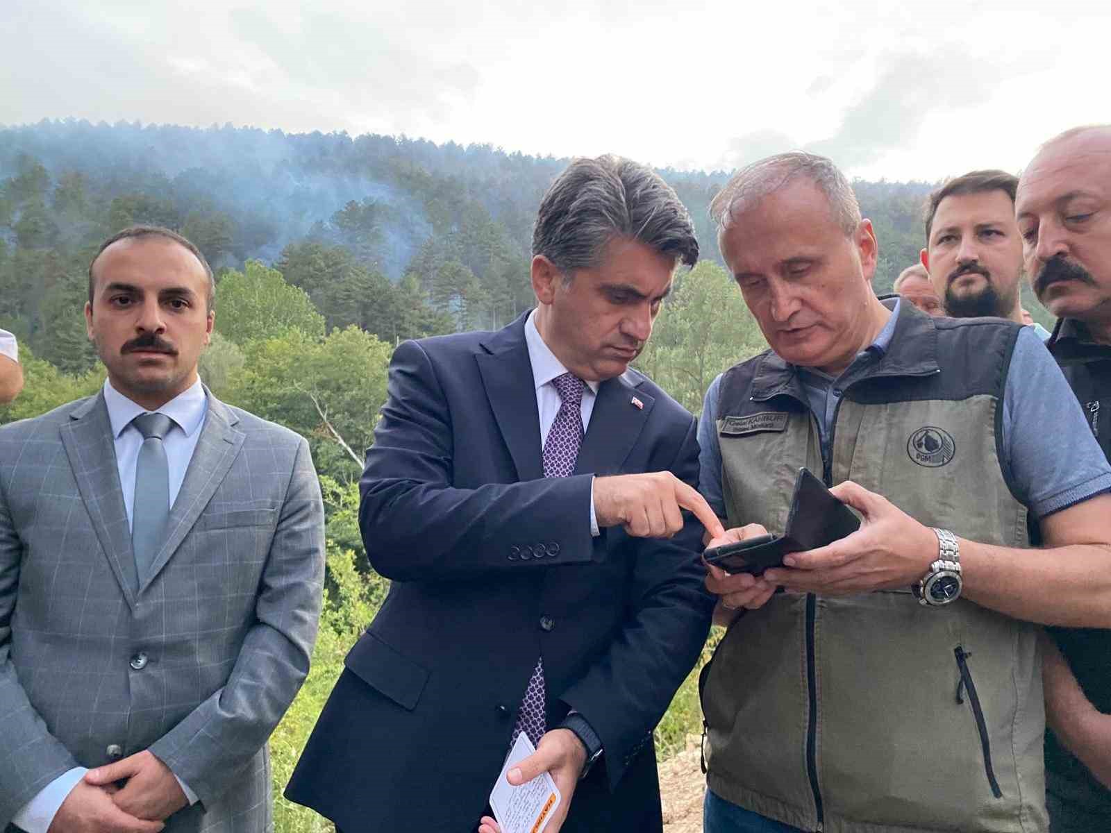 Bolu’daki yangın kısmi olarak kontrol altına alındı 
