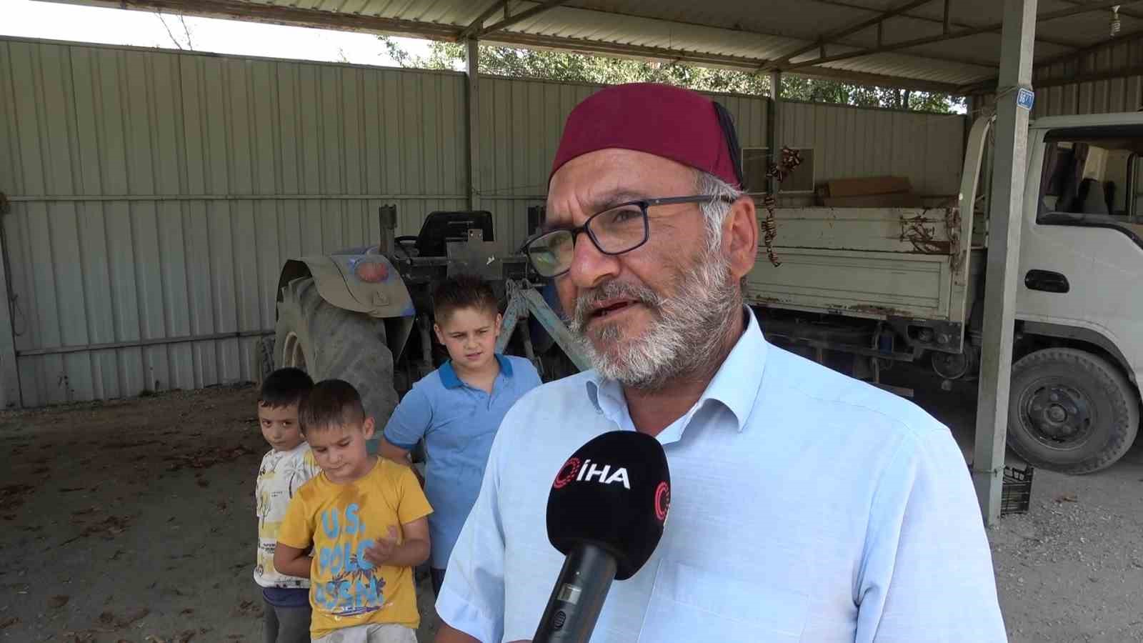 Amasyalı çiftçiden aç kalan tilkilere pasta, kirpilere fıstık 