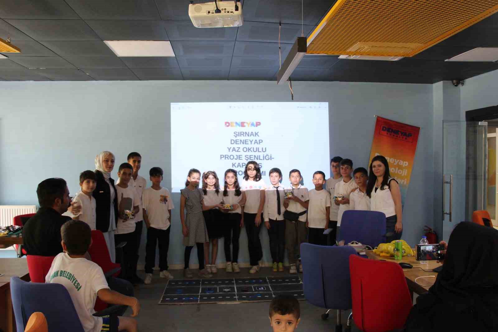 Şırnak’ta 116 öğrenci teknolojiyle buluştu 