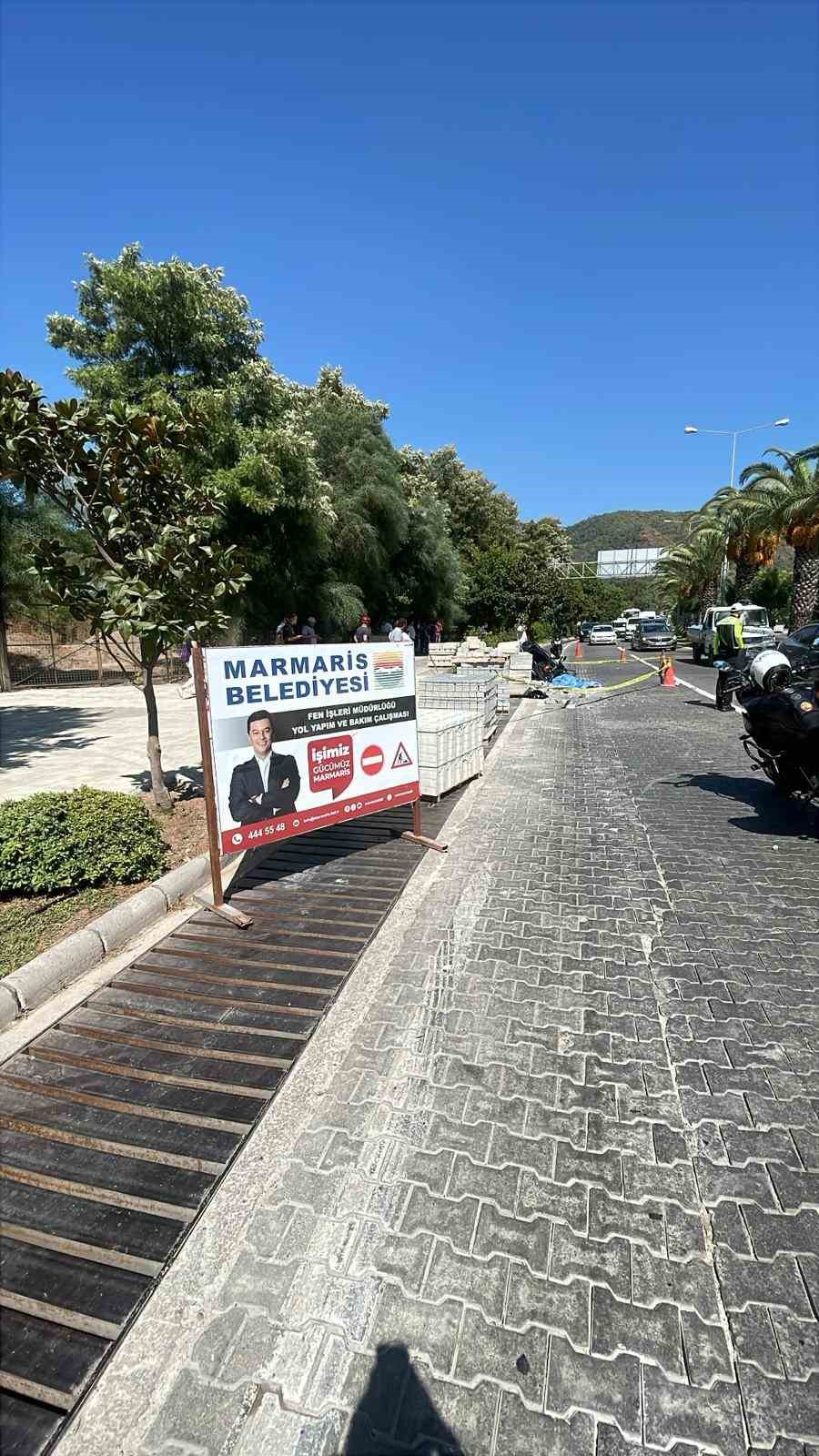 Marmaris’te Motosiklet can aldı 