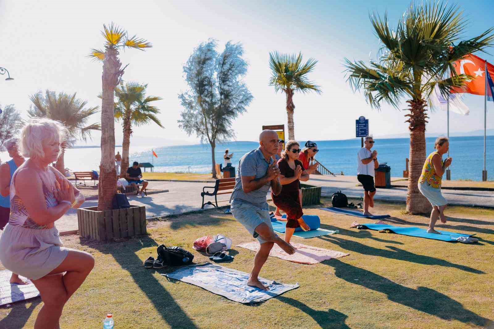 Didimliler güne sabah sporu ile başlıyor 