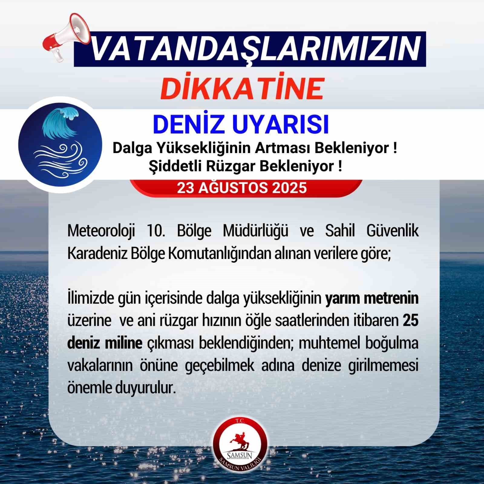 Samsun’da bir şahıs boğulma tehlikesi geçirdi: Durumu kritik 