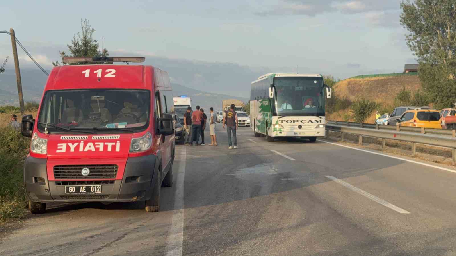 Tokat’ta kumaş geri dönüşüm deposunda çıkan yangın kontrol altına alındı 