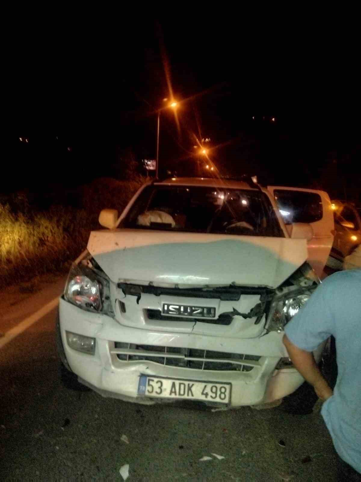 Rize’de zincirleme kaza: 5 yaralı 