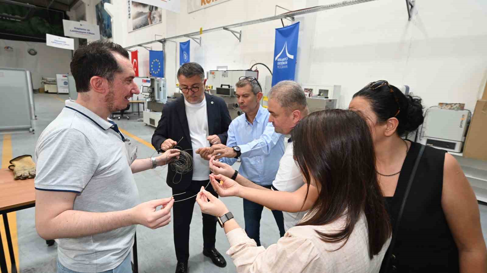 DSO 3. Meslek Komitesi üyeleri, Denizli Teknik Tekstil Merkezini ziyaret etti 