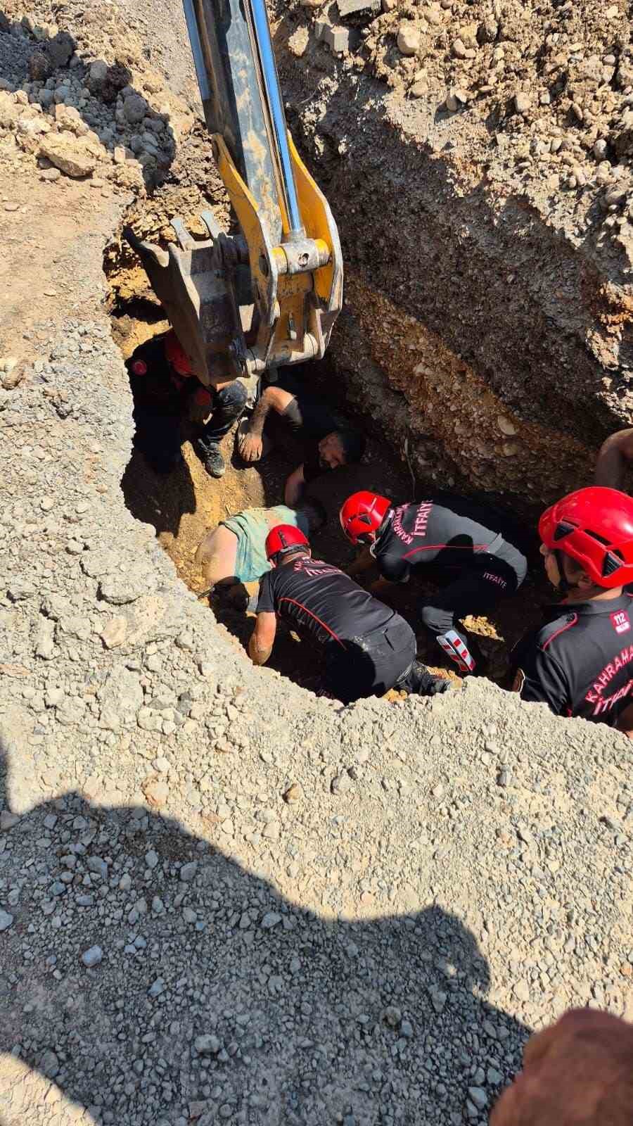 Göçükte kalan işçi kurtarıldı 