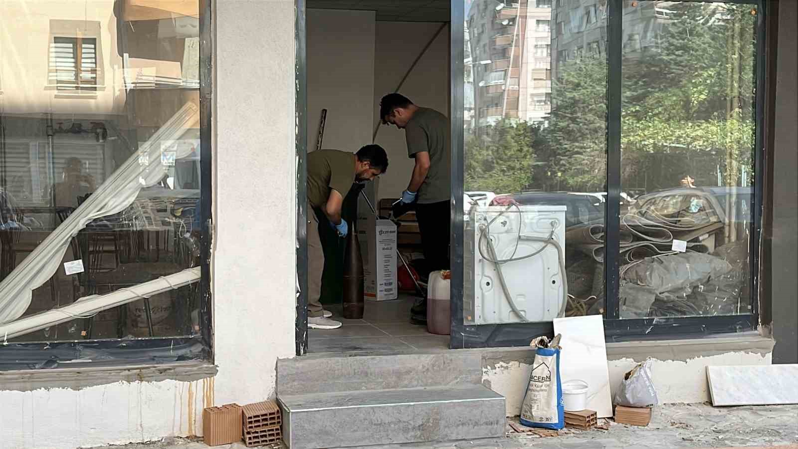 Konya’da bir apartmanda top mermisi bulundu 