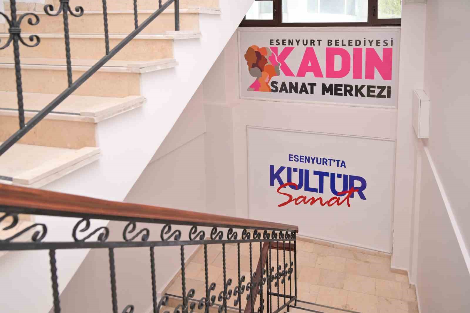 Esenyurt Belediyesi’nden kadınları sanatla güçlendirecek yeni bir merkez 