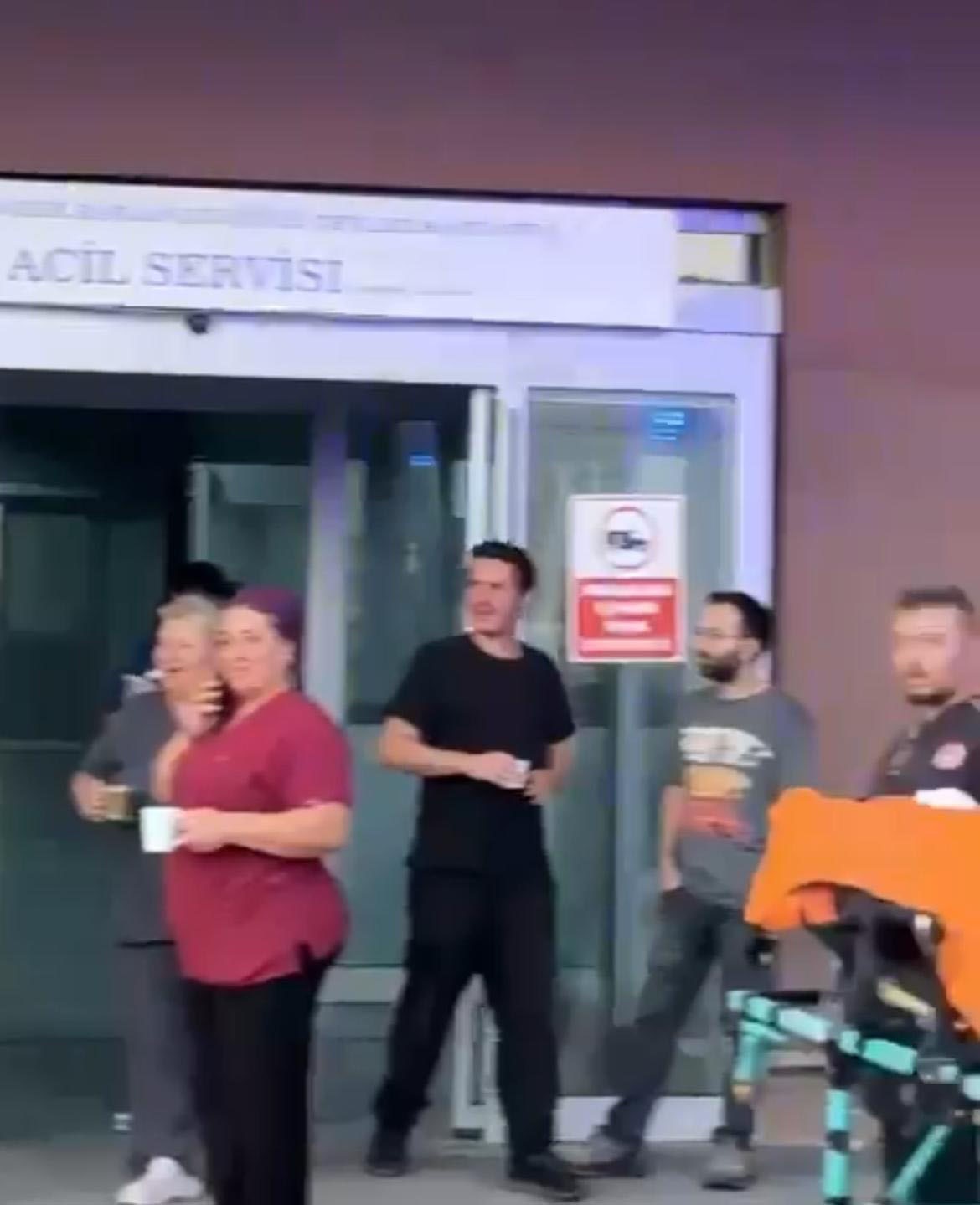 Tekirdağ’da hastaneye gelen inek gülümsetti 