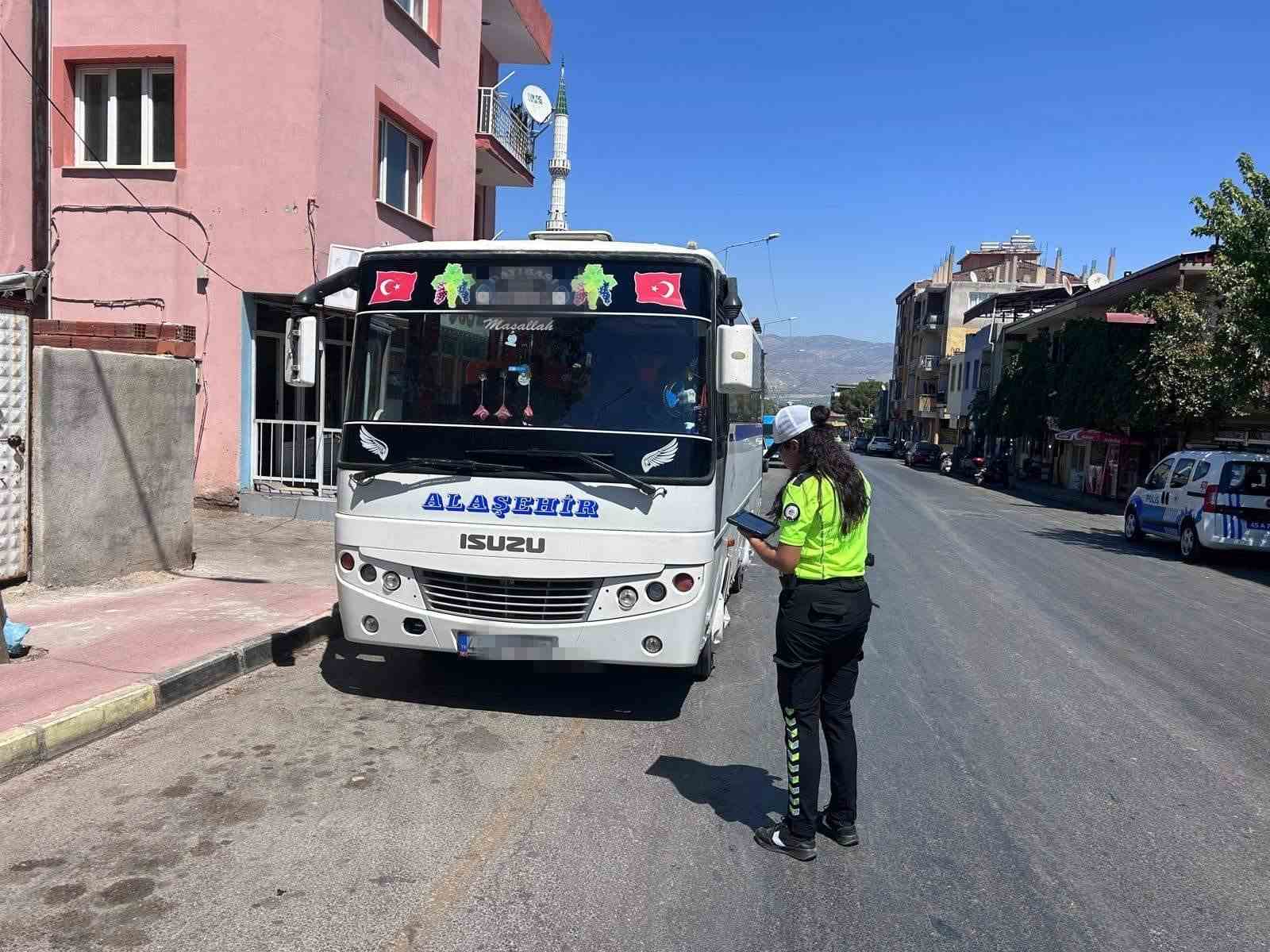 Manisa’da korsan taşımacılığa denetim 