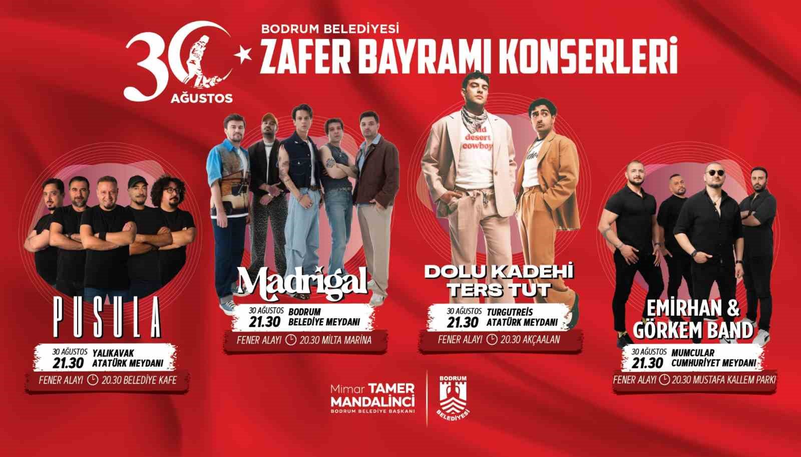 Bodrum, Zafer Bayramı’na hazırlanıyor