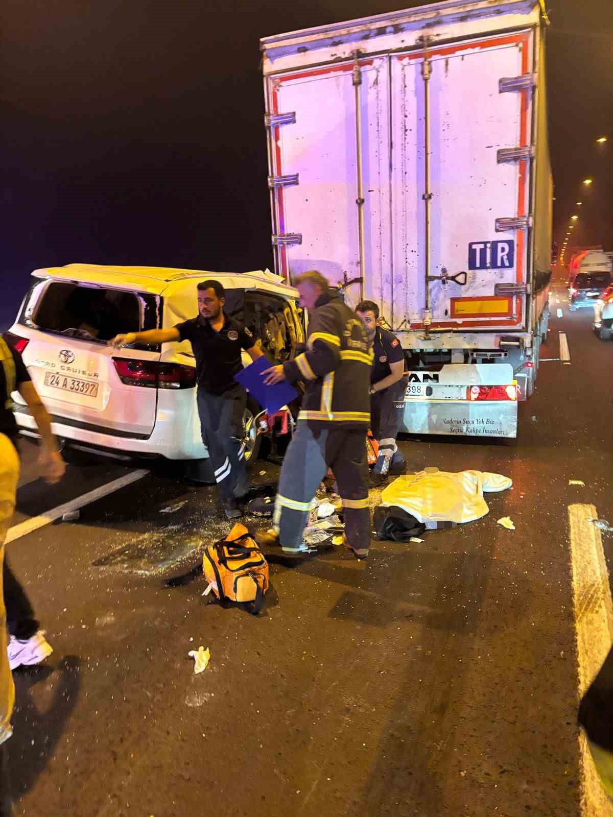 Osmaniye’de tünelde feci kaza: 1 ölü, 5 yaralı 