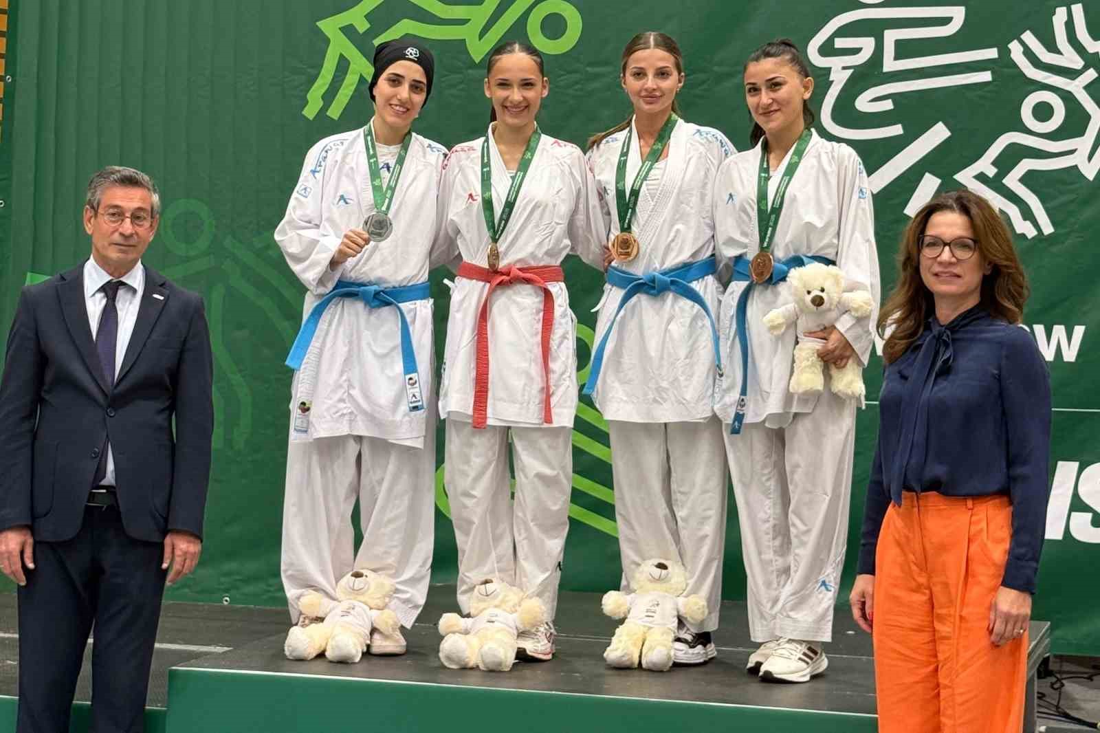 MCBÜ sporcusu karatede Avrupa ikinciliği kazandı 