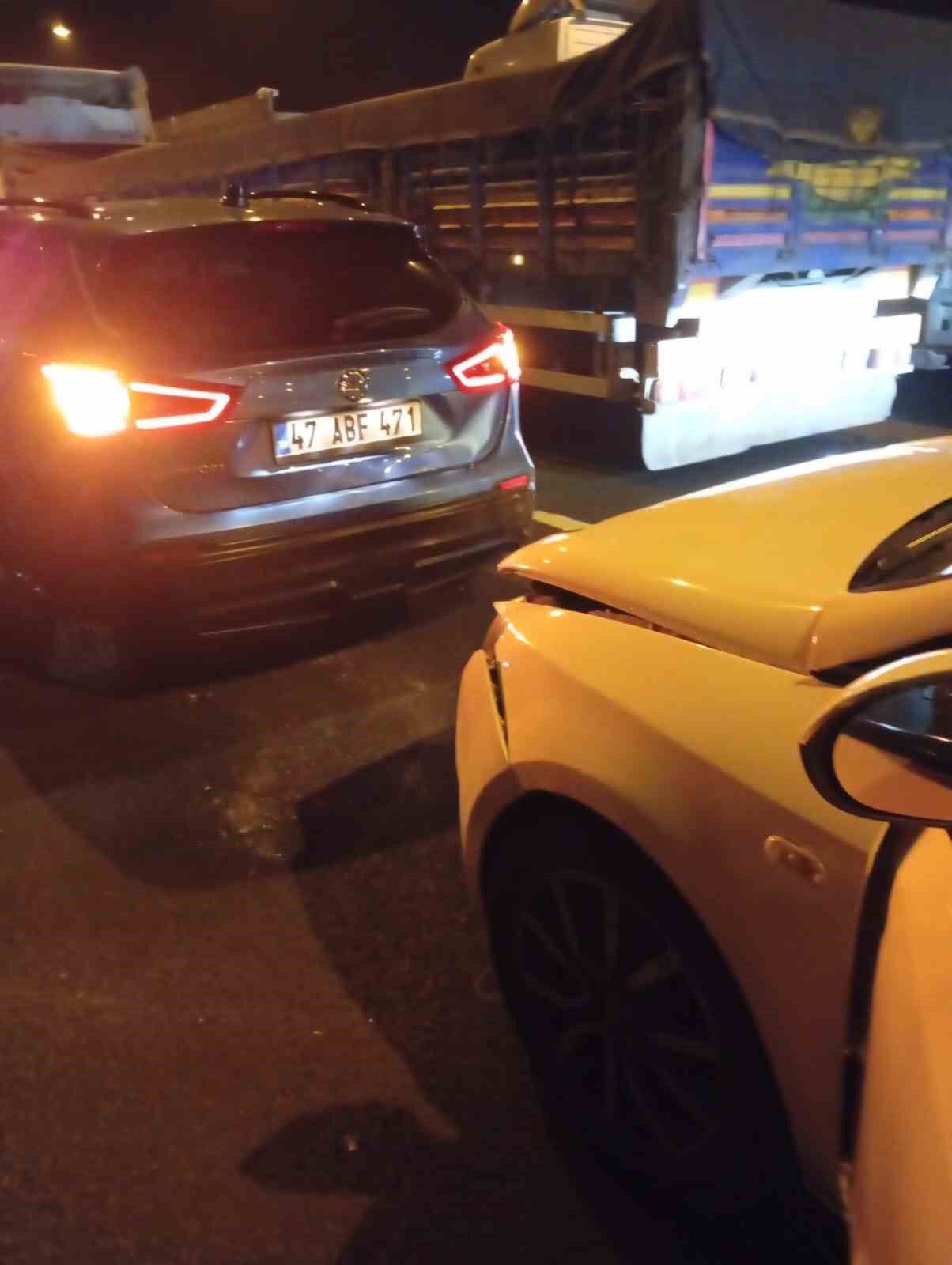 Osmaniye’de tünelde zincirleme kaza: 2 yaralı 