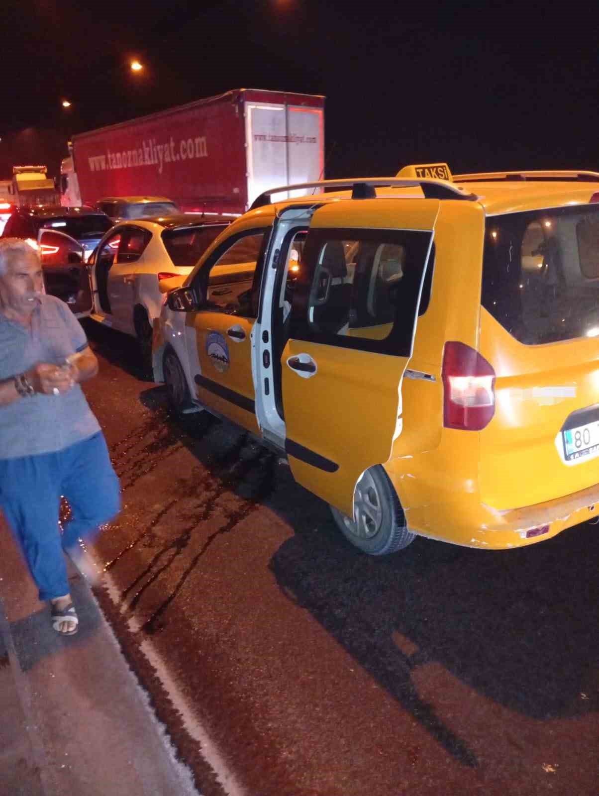 Osmaniye’de tünelde zincirleme kaza: 2 yaralı 