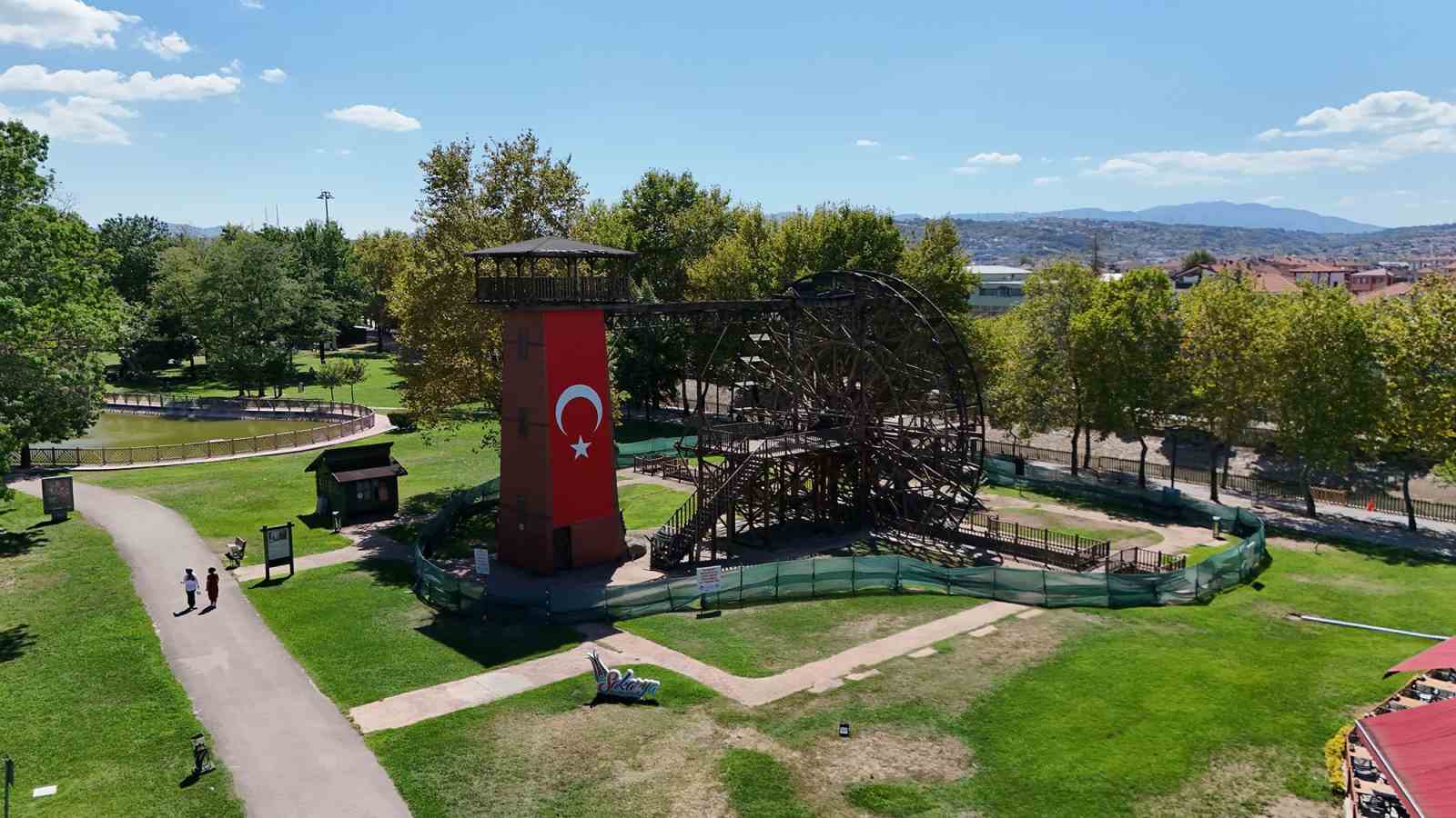 Sakarya’nın simgesi olan Tarihi Çark yenileniyor