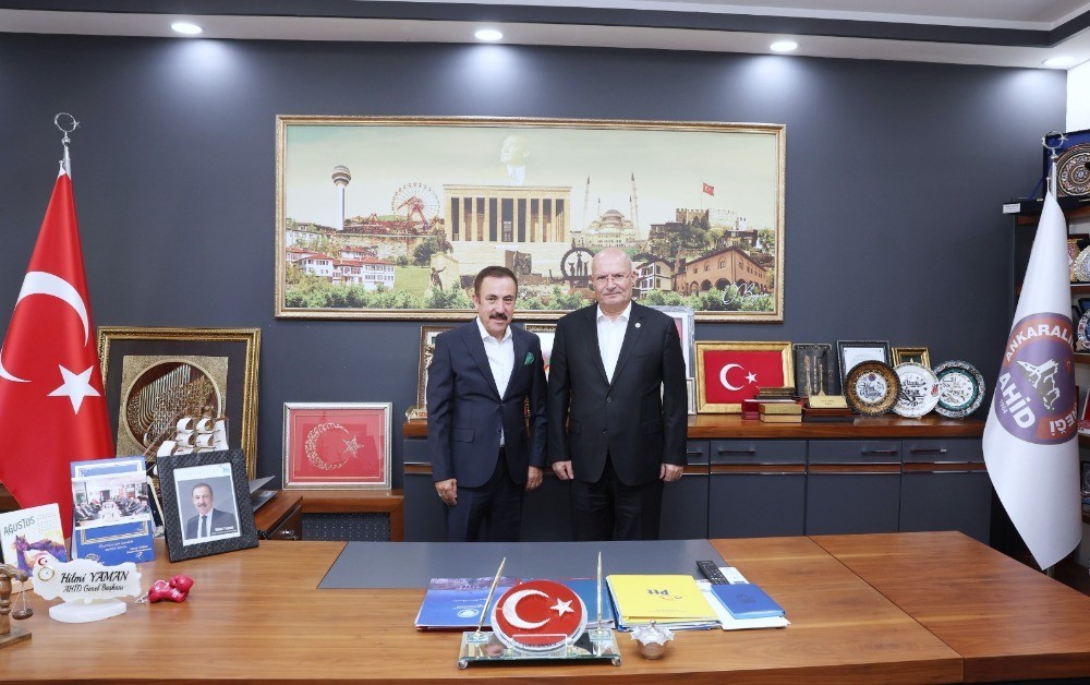 ATO Başkanı Baran’dan, Ankaralılar ve Ankara’ya Hizmet Edenler Derneği’ne ziyaret 