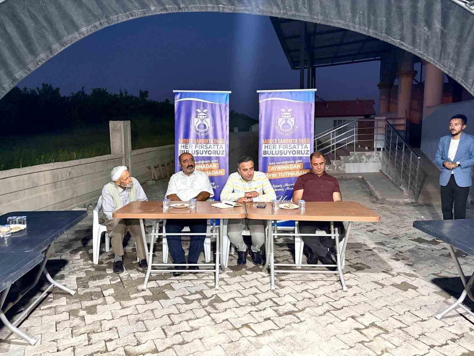 Başkan Ulutaş, Doğu Mahallesi’nde vatandaşlarla buluştu 