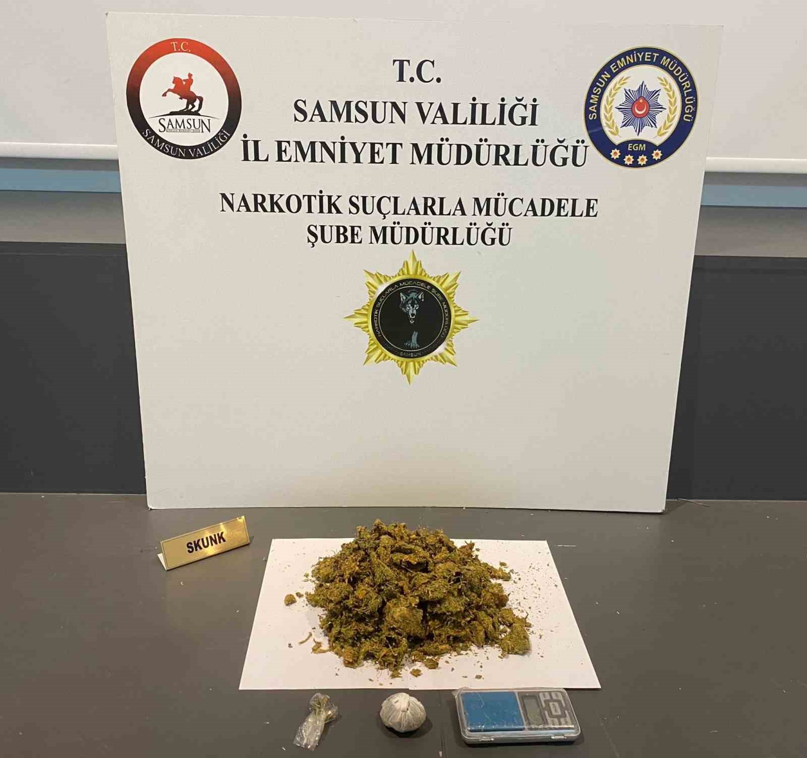 Samsun’da üç ayrı uyuşturucu operasyonu: 5 gözaltı 