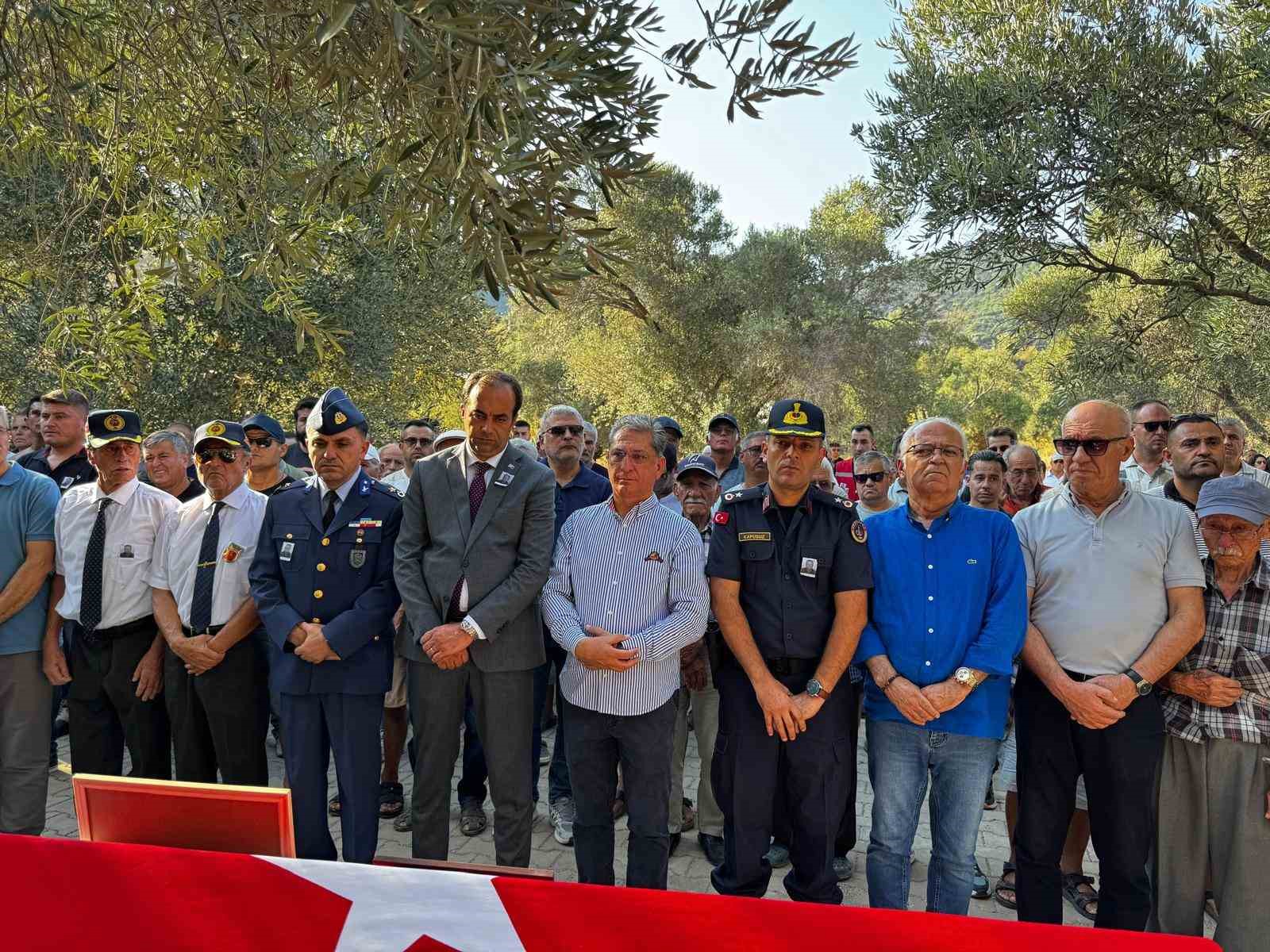 Kıbrıs Gazisi Datça’da toprağa verildi 