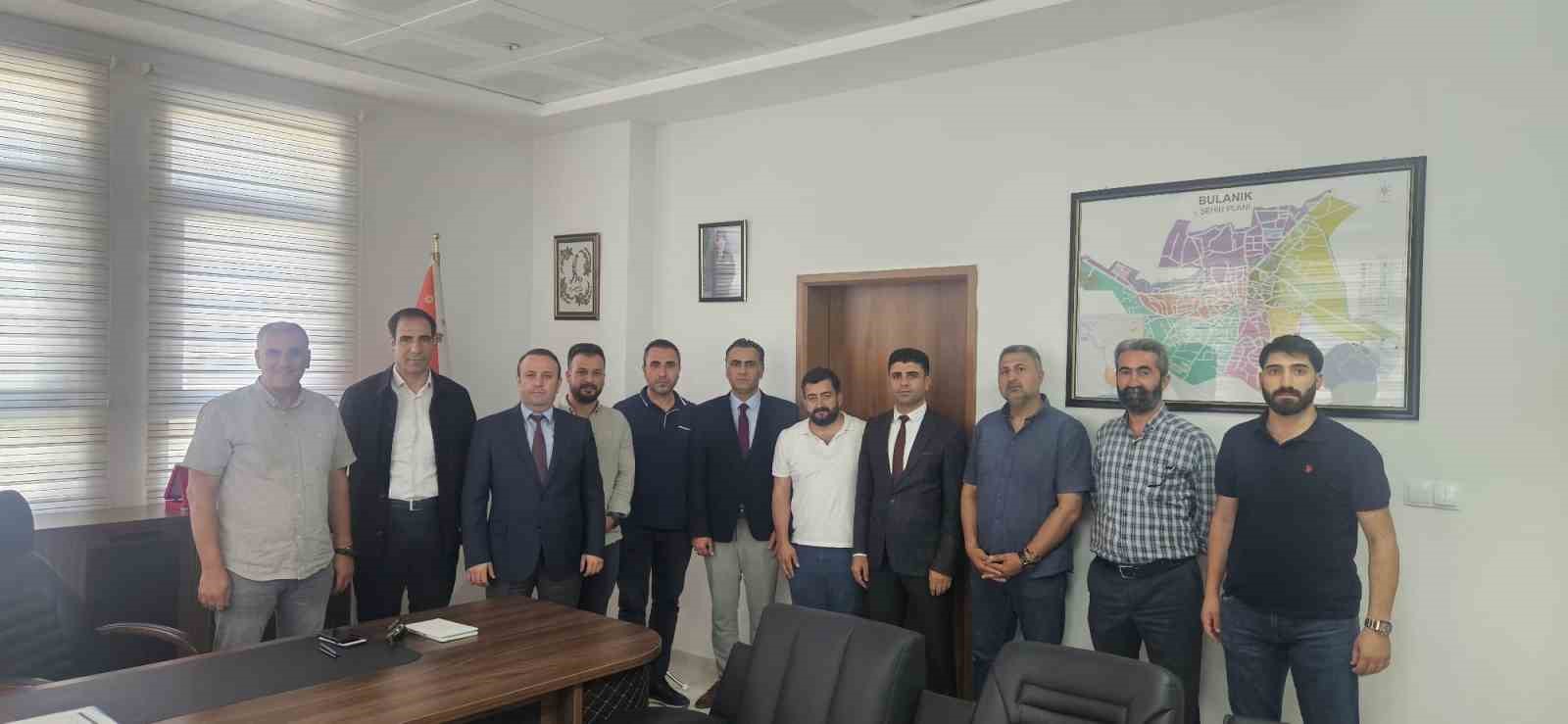 STK temsilcilerinde Emniyet Müdürü Ulutürk’e hayırlı olsun ziyareti 
