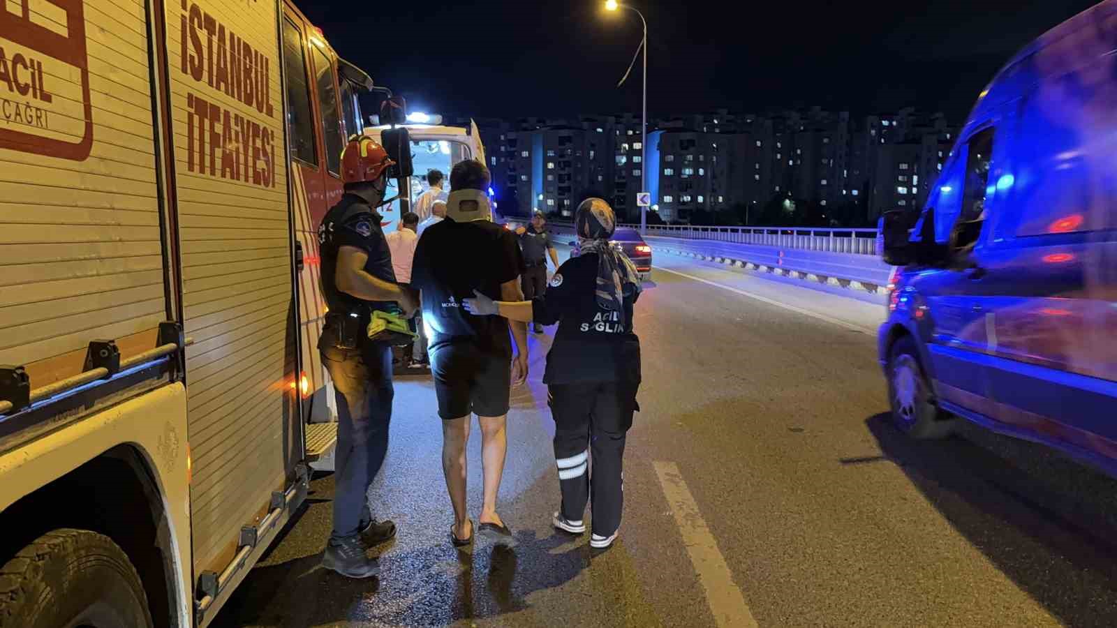 Arnavutköy’de feci kaza: 3 yaralı 