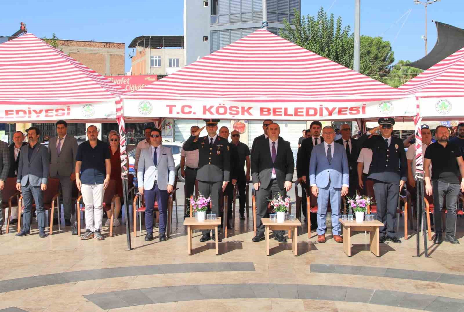 Köşk’te 30 Ağustos coşkusu yaşandı 
