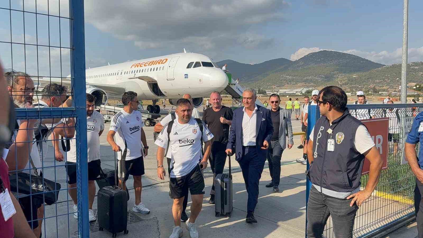 Beşiktaş, Gazipaşa-Alanya Havalimanı’na geldi 