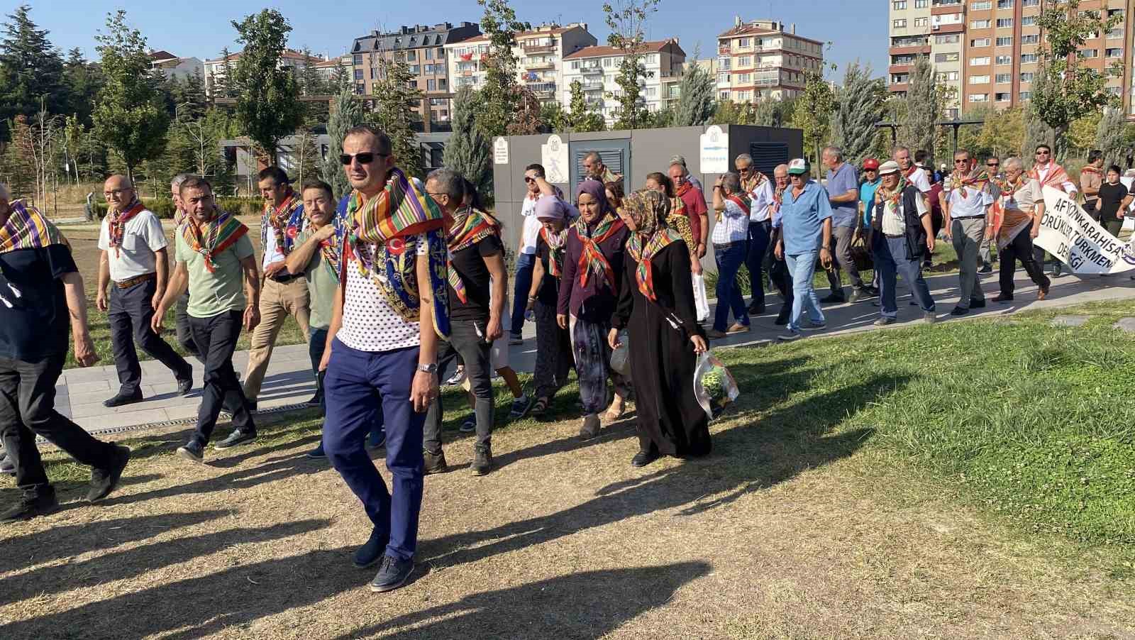 Mehteran eşliğinde Yörük Yürüyüşü gerçekleştirildi 