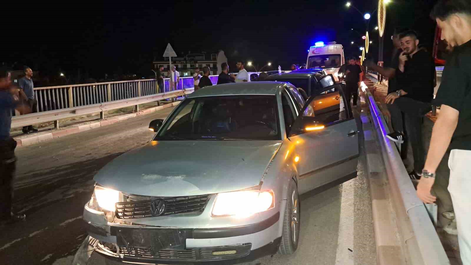 Karaman’da 4 aracın karıştığı zincirleme kaza: 1 yaralı 