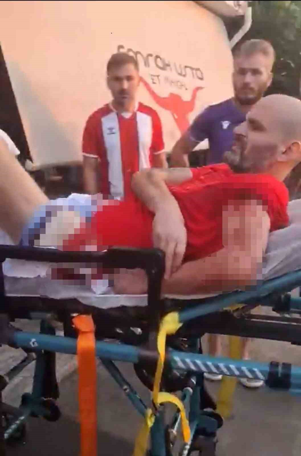 Samsunspor taraftarlarının mola verdiği restoranda silahlı kavga: 4 yaralı 