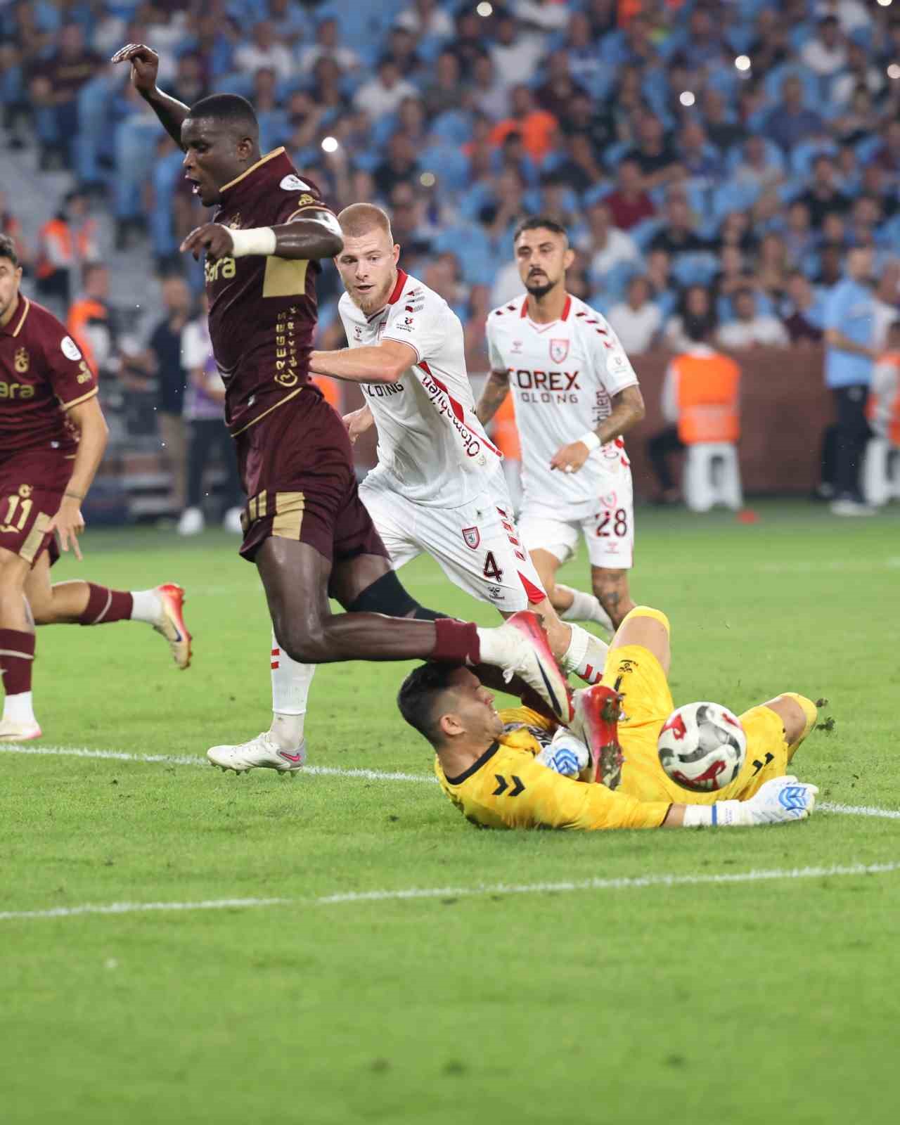 Trendyol Süper Lig: Trabzonspor: 1 - Samsunspor: 1 (Maç sonucu) 