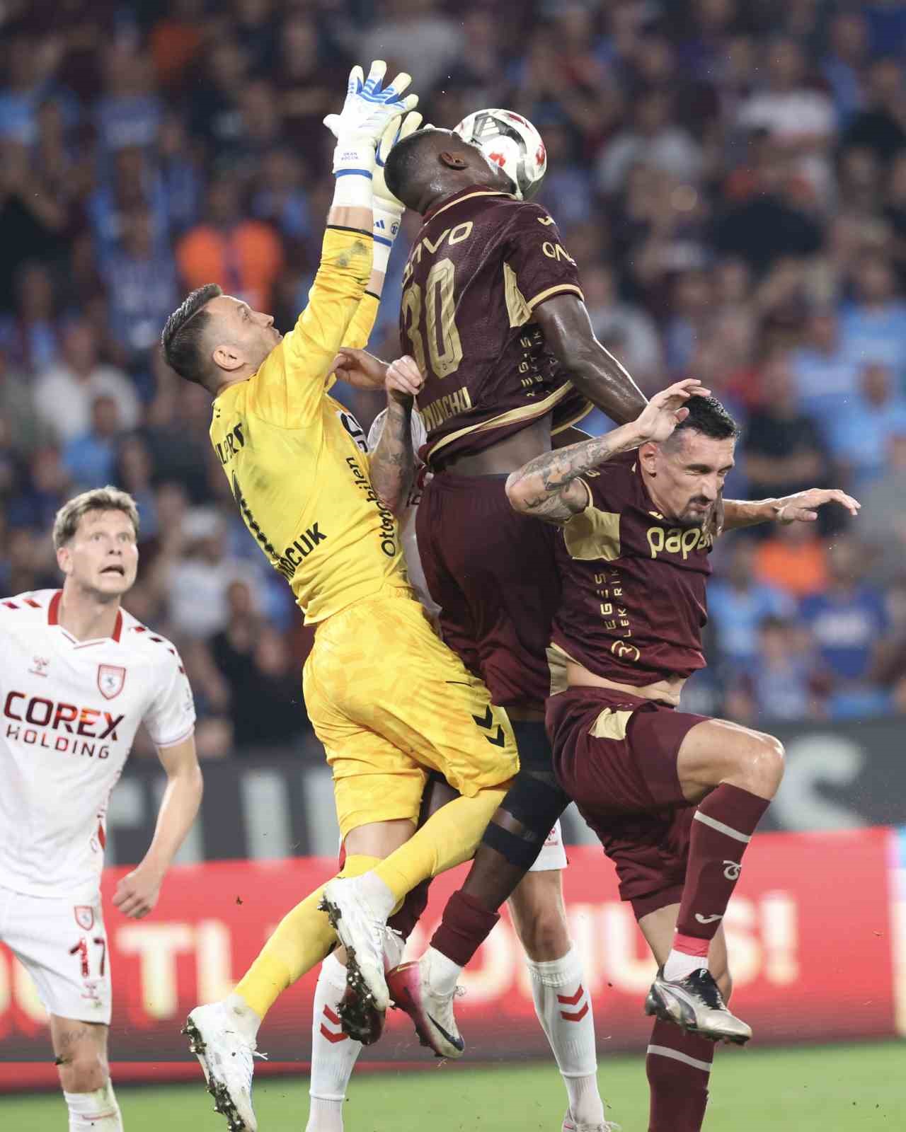 Trendyol Süper Lig: Trabzonspor: 1 - Samsunspor: 1 (Maç sonucu) 