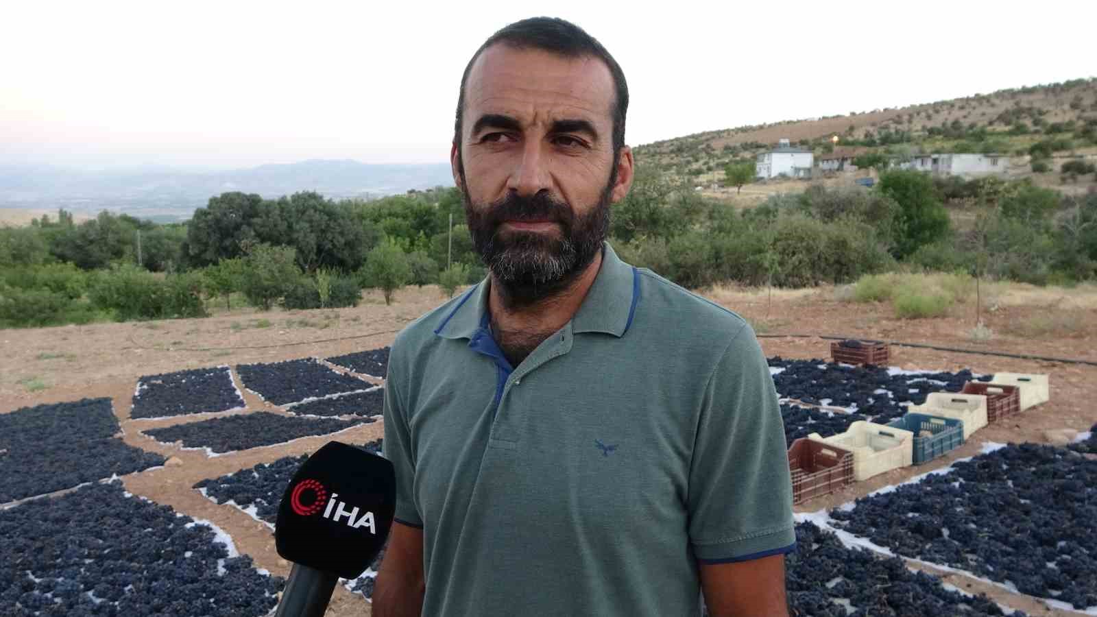 Malatya’da kilosu 500 TL’den alıcı bulan kuru üzüm yüz güldürüyor 