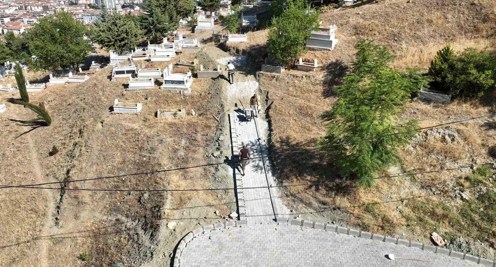 Ali Mezarlığı’ndaki ulaşım ve güvenlik sorunu çözüme kavuştu 