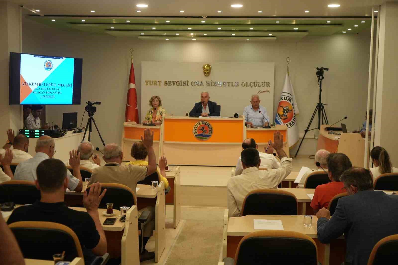 Atakum meclisi toplandı 