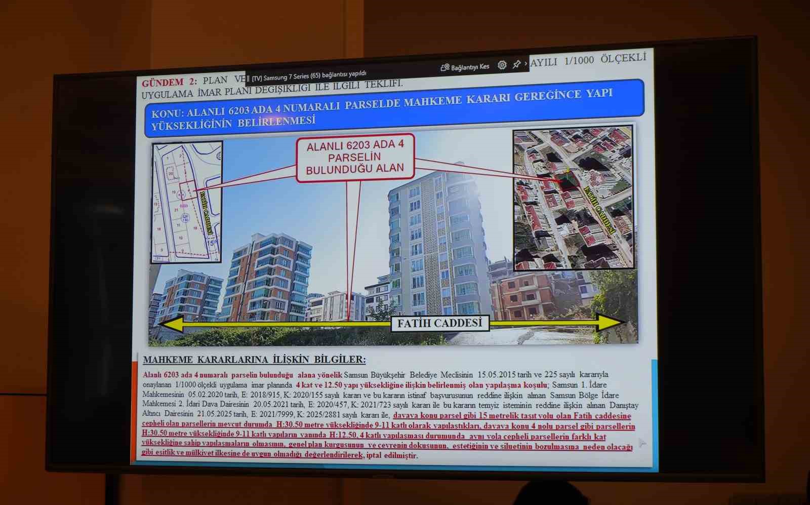 Atakum meclisi toplandı 