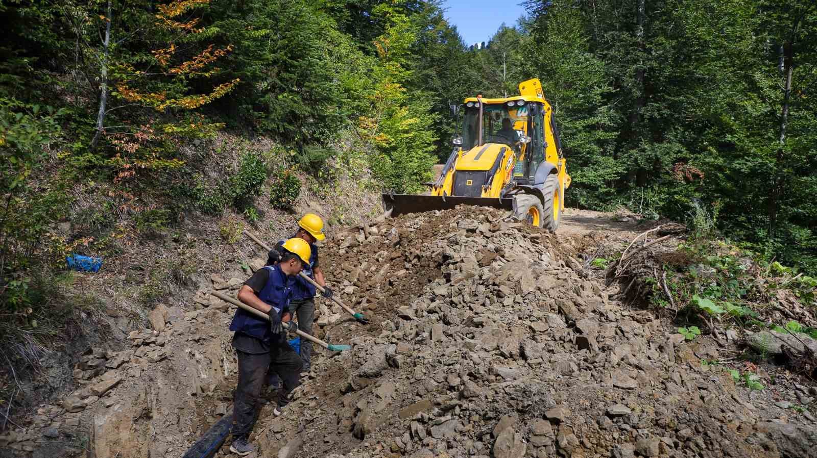 O ilçeye saniyede 50, günde 4 milyon 320 bin litre su takviyesi 