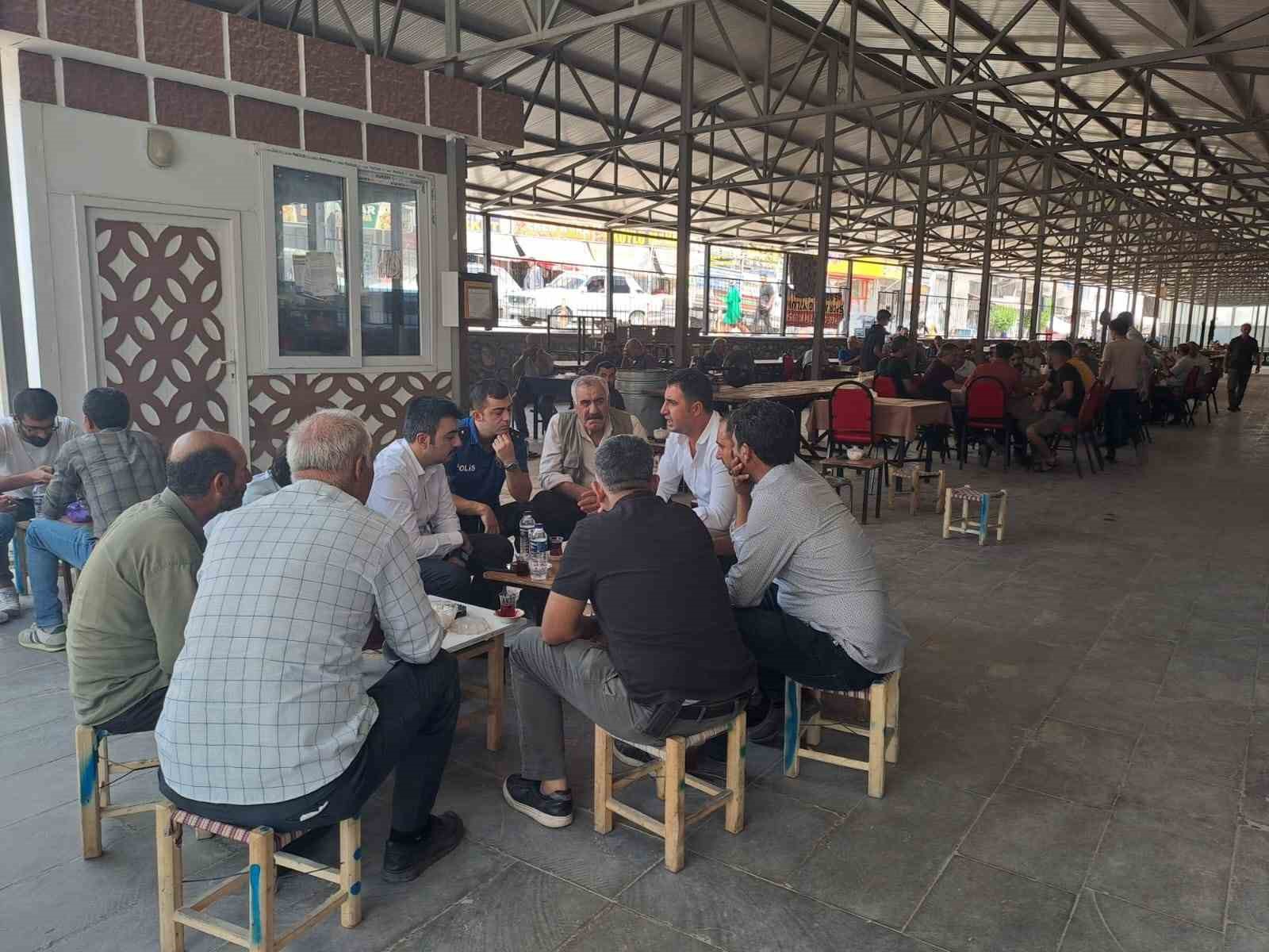 Kaymakam Atış, vatandaşlarla bir araya geldi 