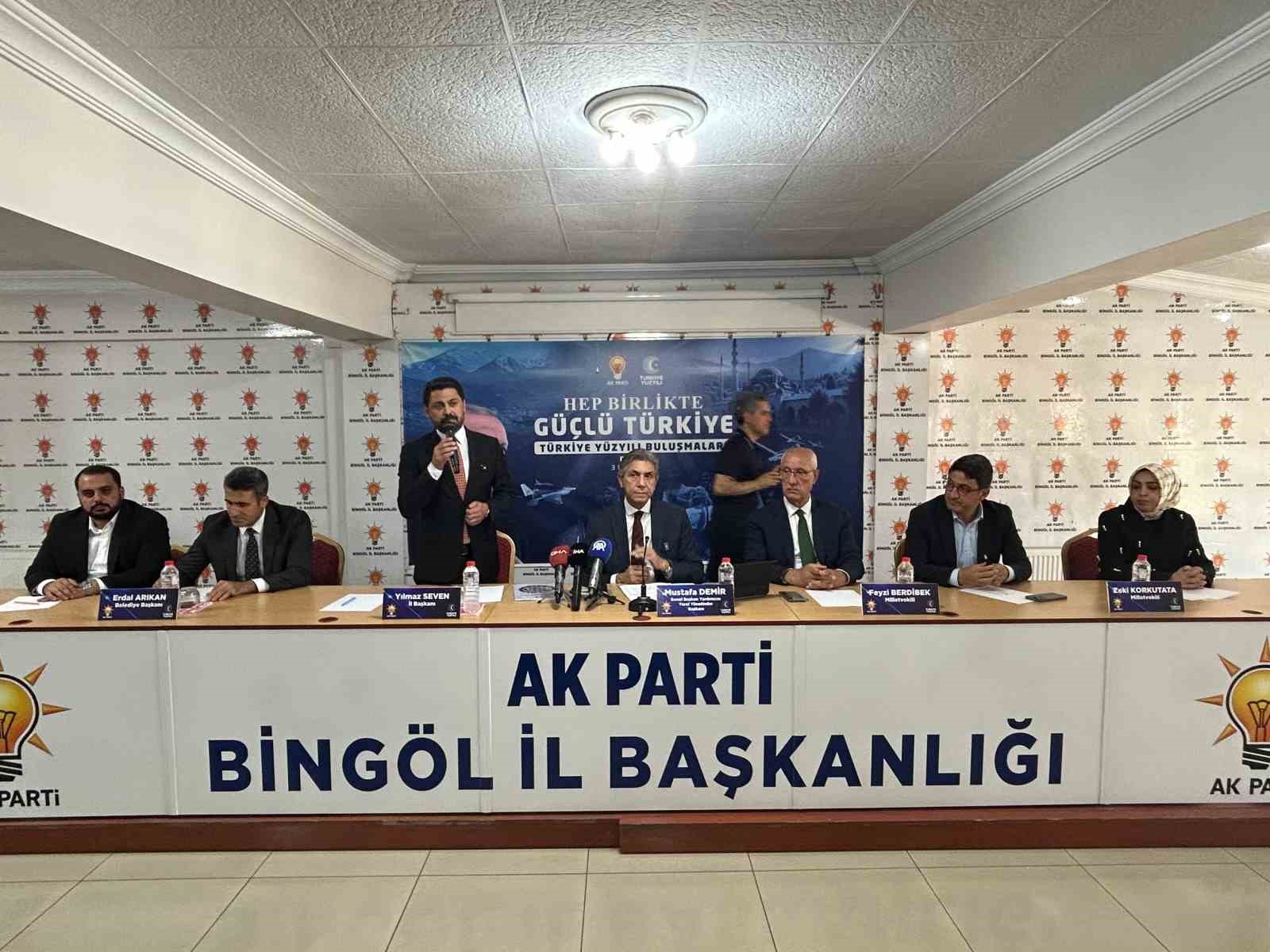 AK Parti Genel Başkan Yardımcısı Demir: 